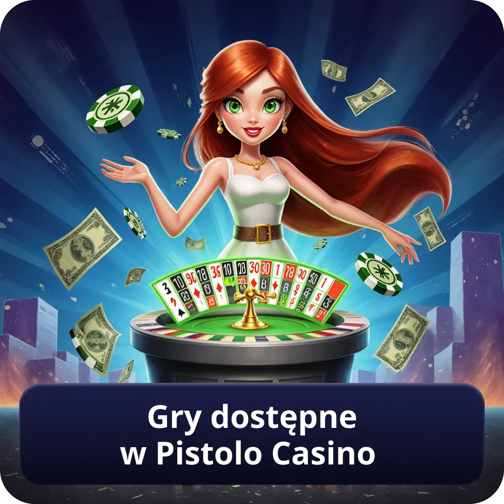 Gry dostępne w Pistolo Casino