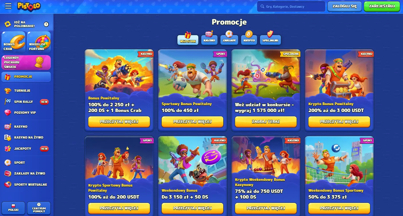 Pistolo Casino login na telefonie – wersja mobilna